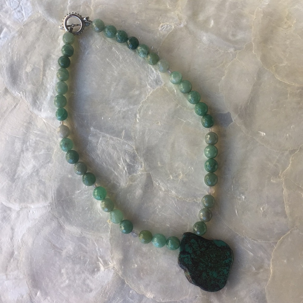 🌺handmade natural stone necklace🌺